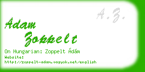 adam zoppelt business card